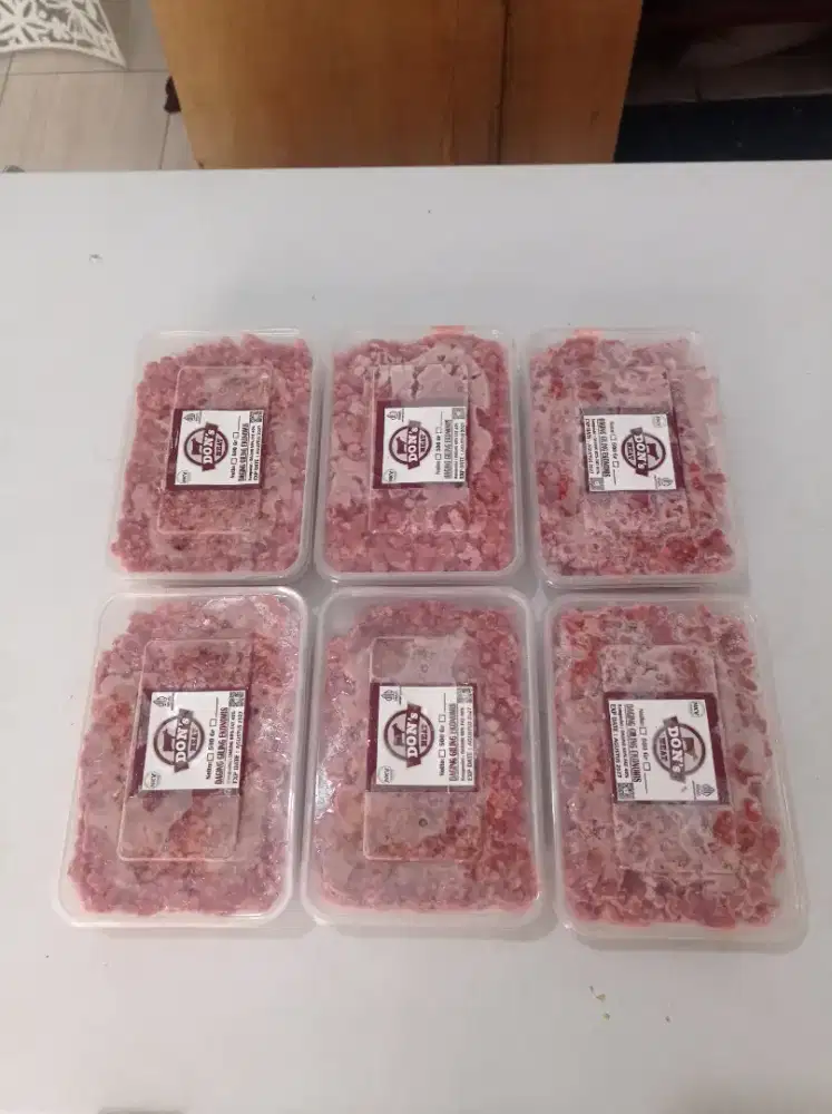 Supplier daging giling untuk patty burger, isian kornet, bakso dll