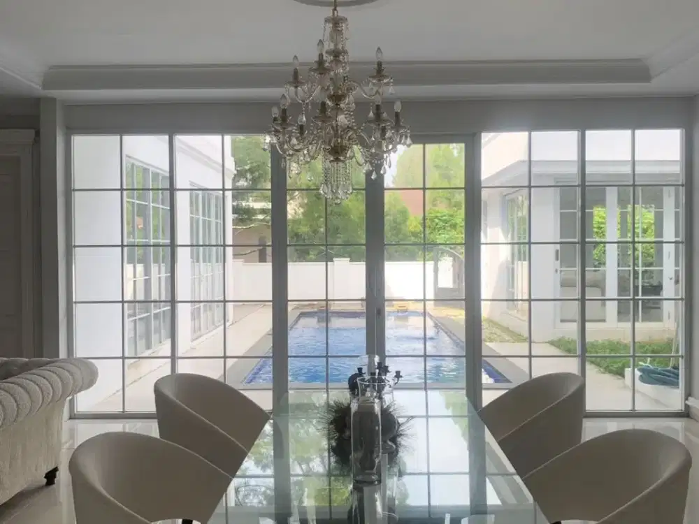 Rumah Mewah Luxury European classic SHM Furnish siap huni di Rambutkasih, KBP