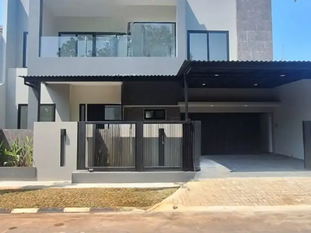 Rumah SHM Baru Bangunan Mandiri 2 Lantai Puspita Loka BSD City