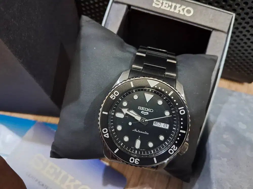 Jam Tangan Seiko 5 Sports SRPD65K1 Automatic Black EDITION