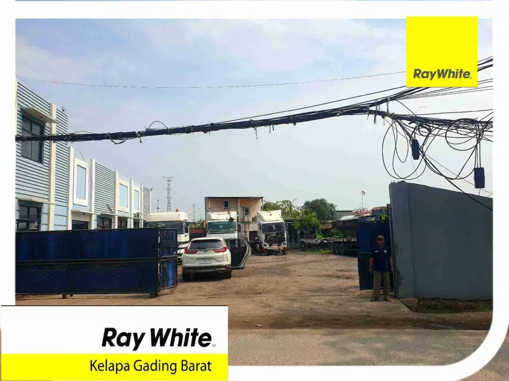 DIJUAL TANAH DAN BANGUNAN KANTOR (PARKIRAN KONTAINER DAN ALAT BERAT)