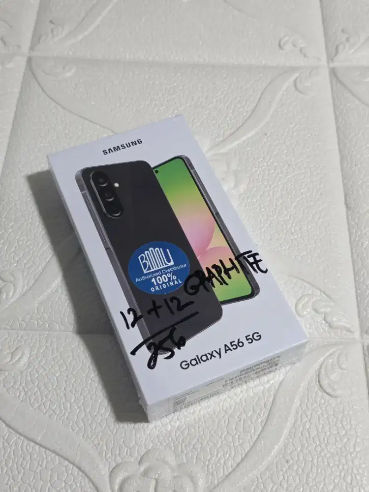 Baru Samsung A56 5G 12/256 Gb Graphite