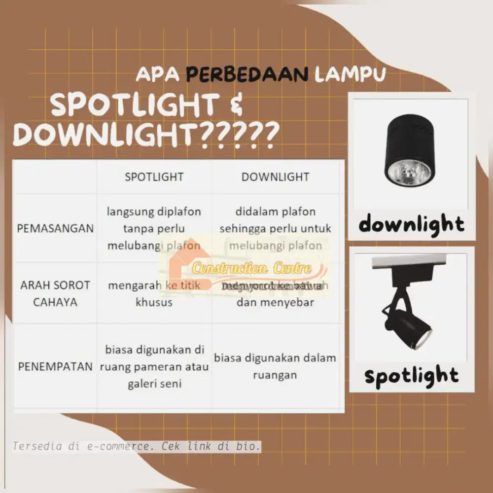 spot light down light