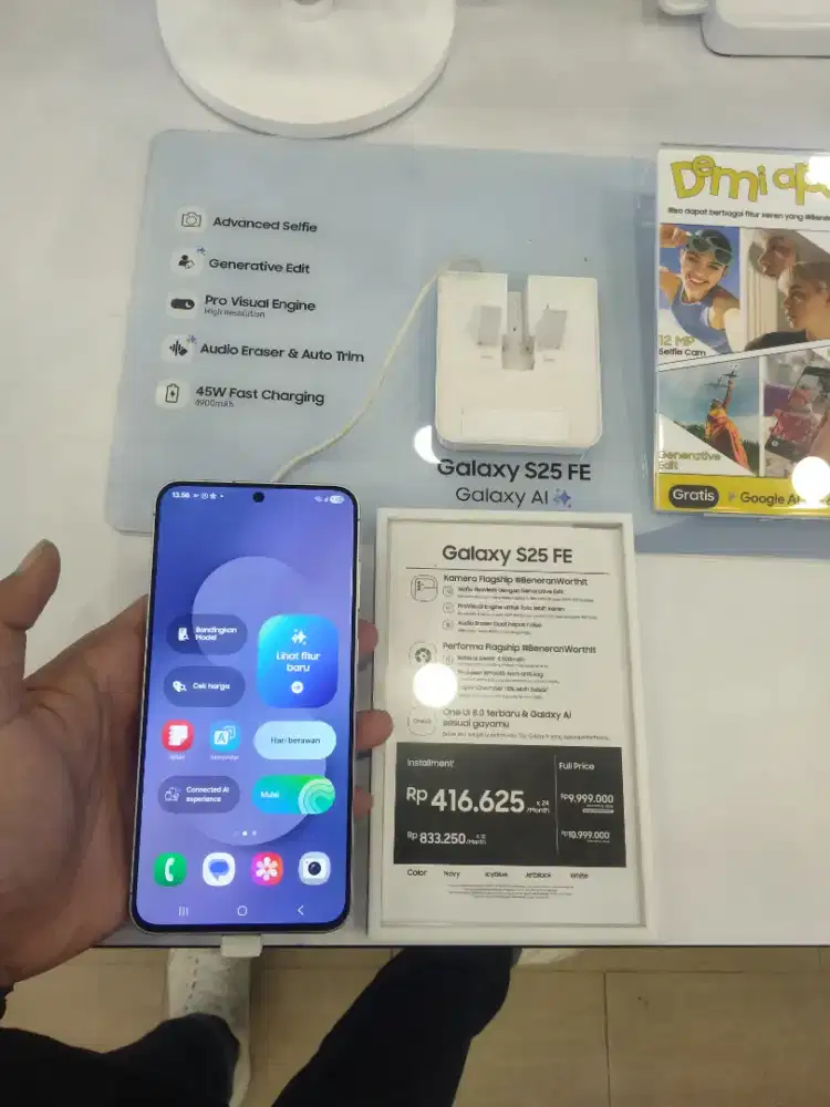 (NEW) SAMSUNG GALAXY S25FE 8/256 + Free Galaxy Fit3