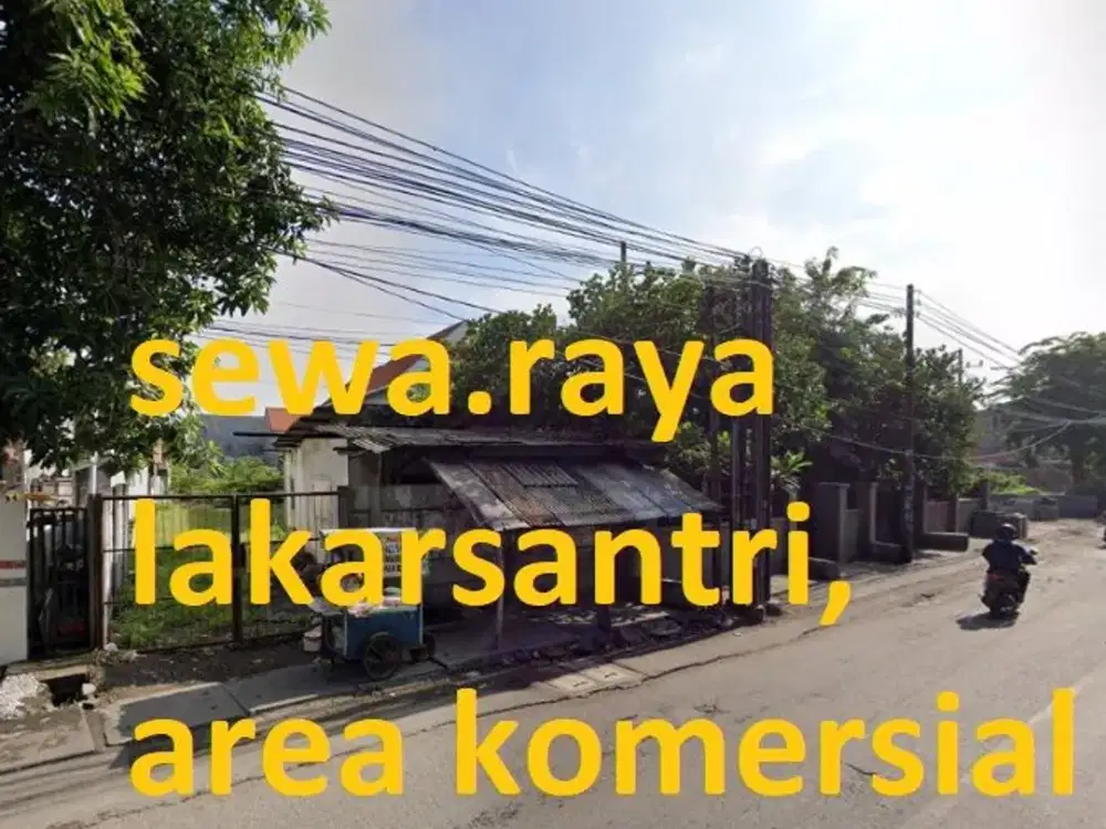 disewakan lahan kosong raya lakarsantri, nol jalan raya strategis