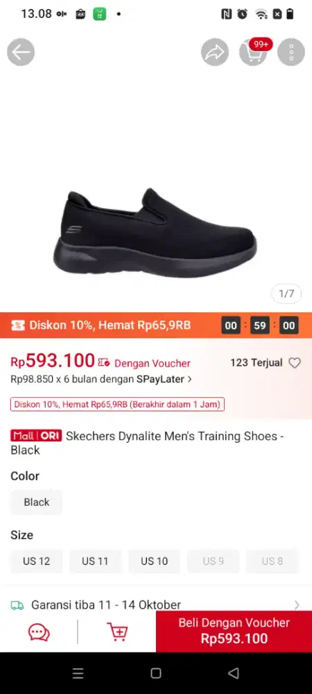 Sepatu sketcher original store..