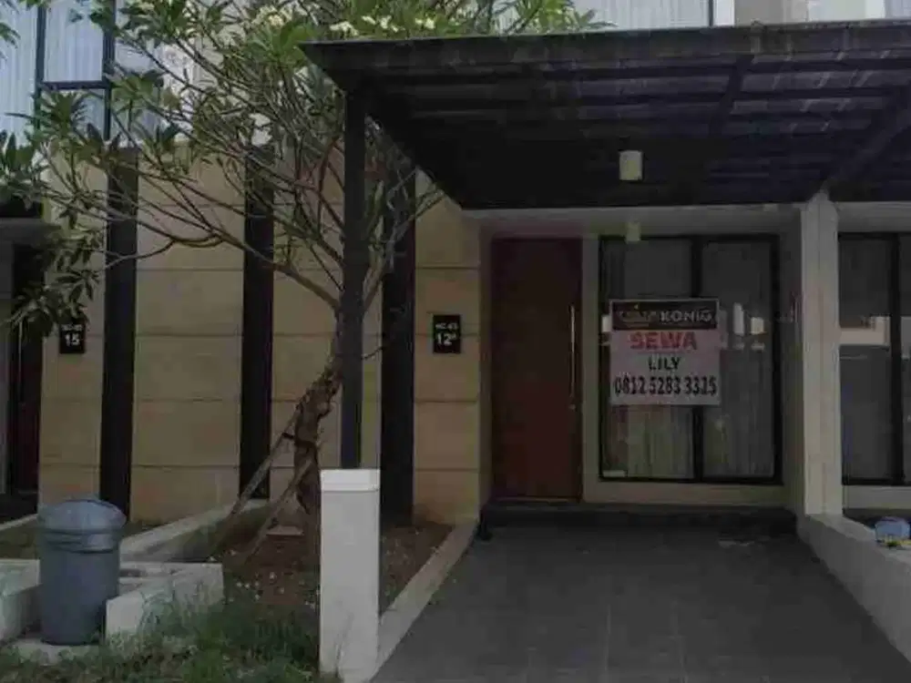 rumah 2 lantai 2 KT northwest park Citraland disewakan furnish