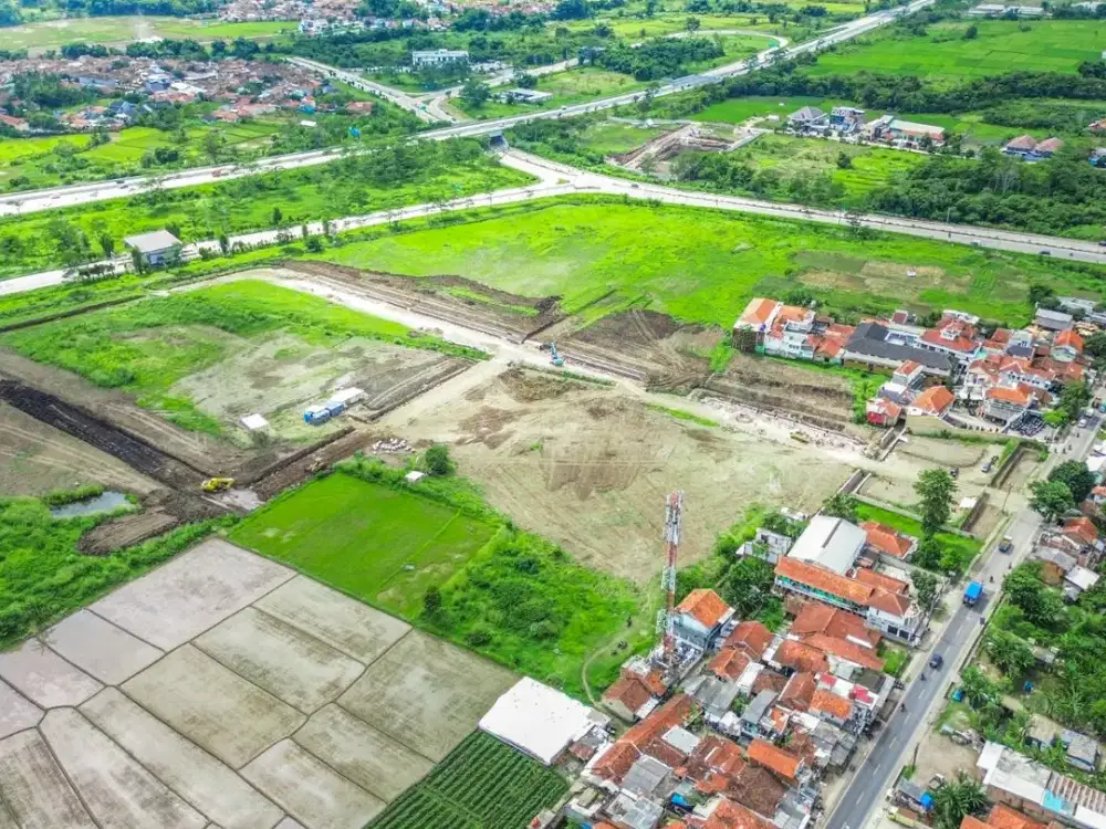 Tanah Kavling di Kawasan Industri Bandung Dekat Pintu Tol Kutawaringin