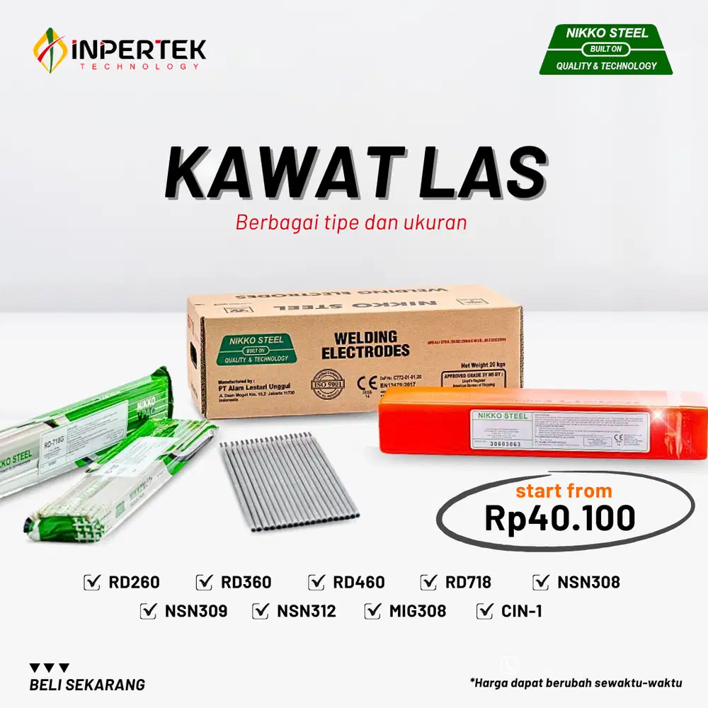 KAWAT LAS NIKKO STEEL ELEKTRODA WELDING