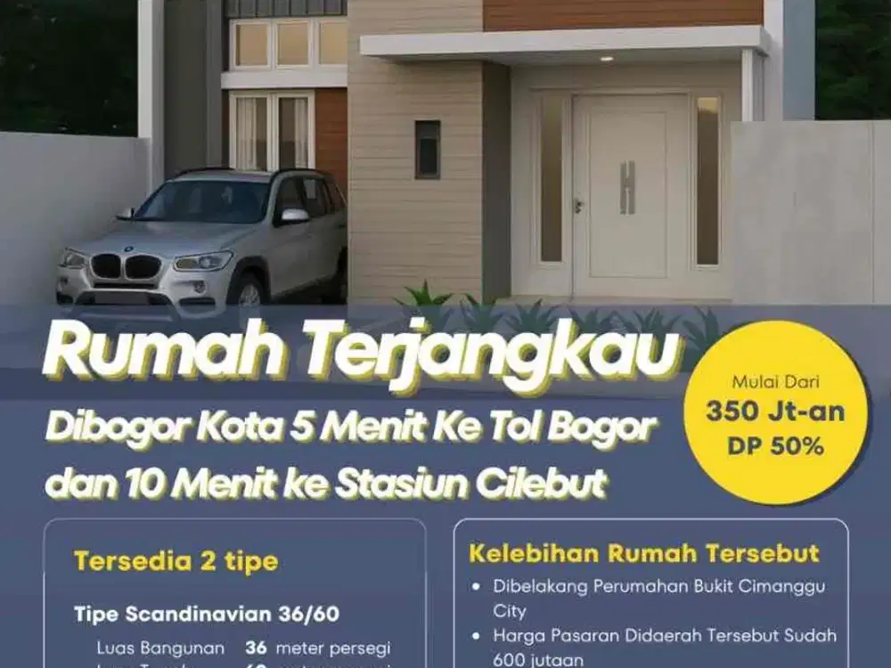 Yakin Mau Skip Rumah Di Kawasan Elite Ini ? Lokasinya di Bogor Kota Lho