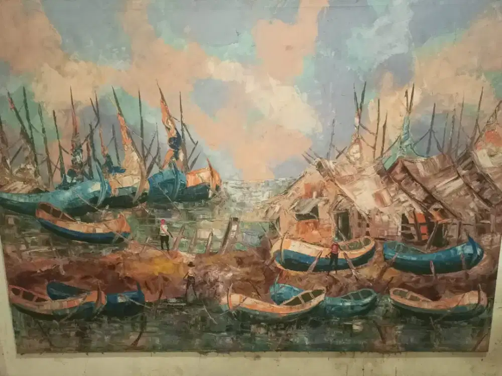 Lukisan Besar Dekorasi Repro Super. Moses Misdy