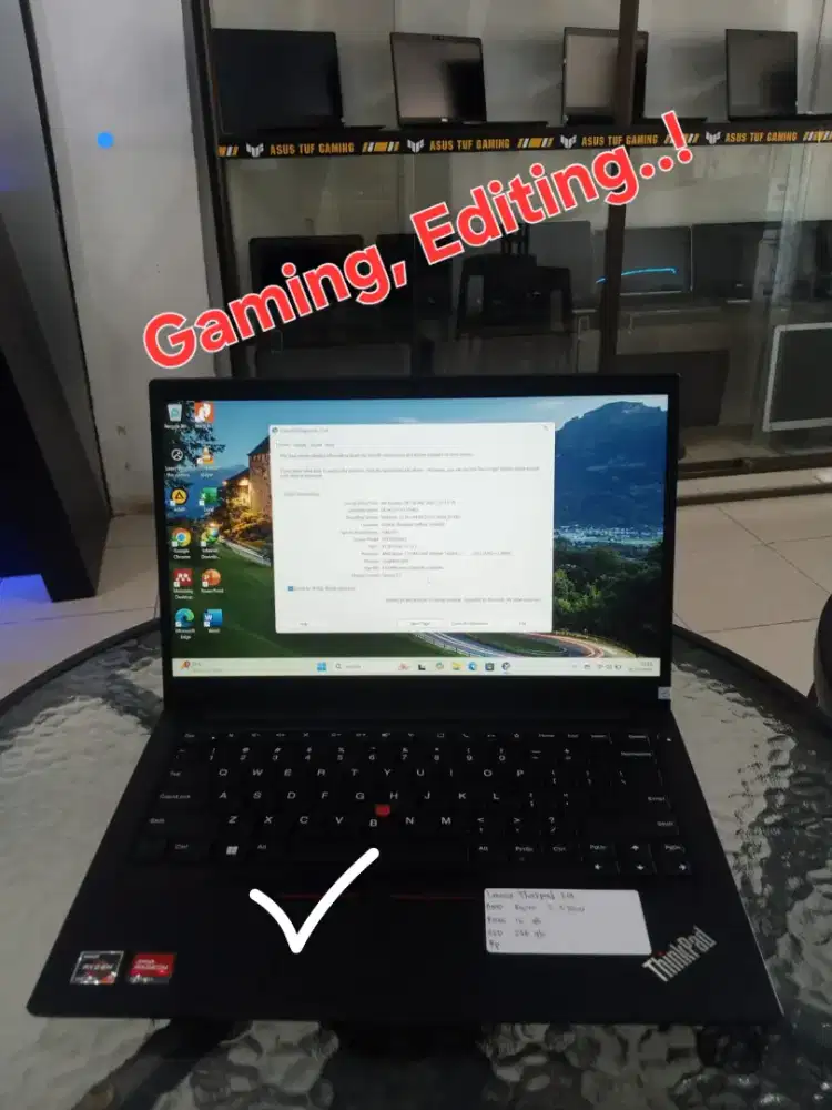 Laptop Gaming Editing