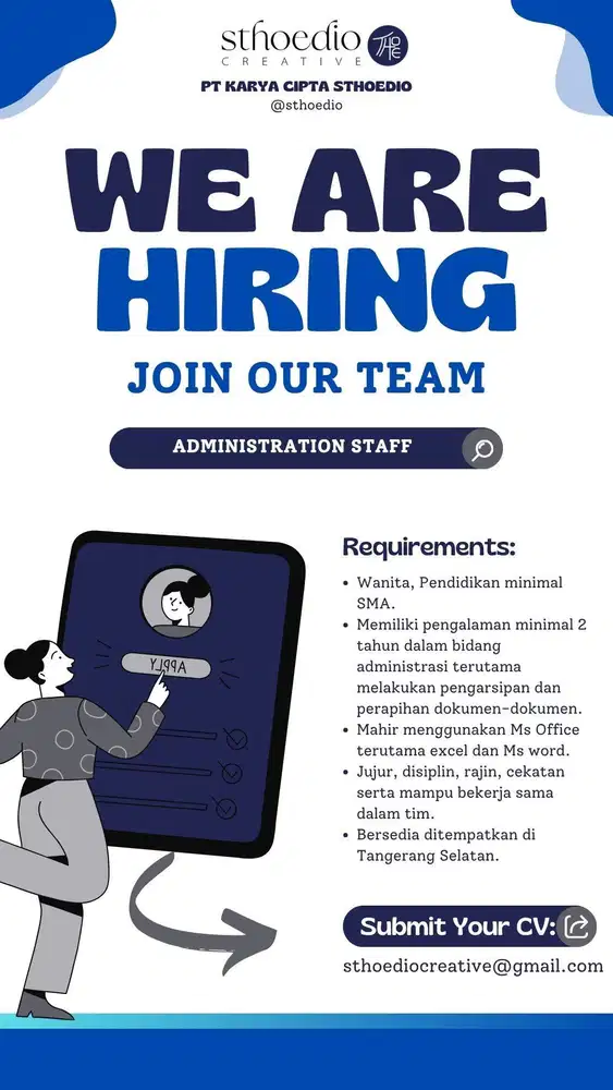 LOWONGAN KERJA STAFF ADMINISTRASI