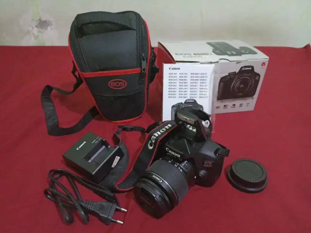 Kamera DSLR Canon Eos 4000D Wi-Fi Full Set