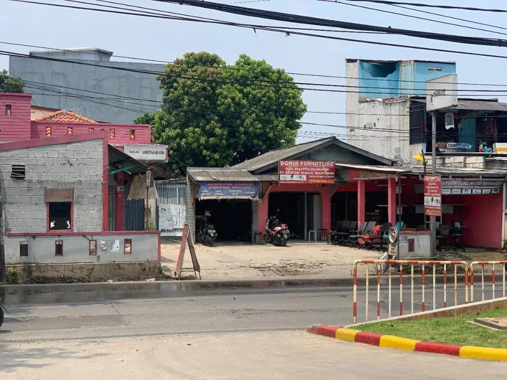 Dijual Tanah dan Bangunan Lokasi Pinggir Jalan Raya di Jatiasih Bekasi