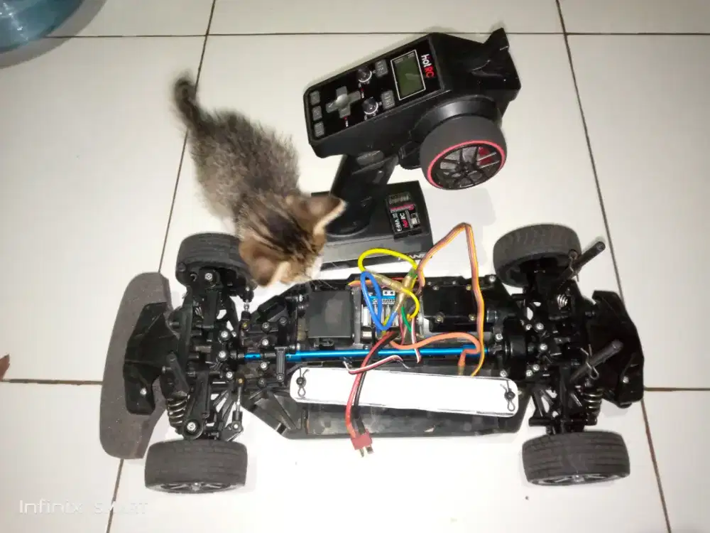 Mainan remot control tamiya tt02 dan remot ct6a