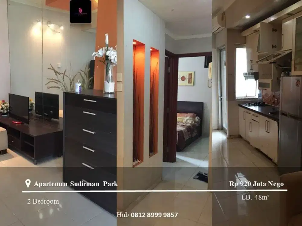 Dijual Apartement Sudirman Park Low Floor 2BR Furnished