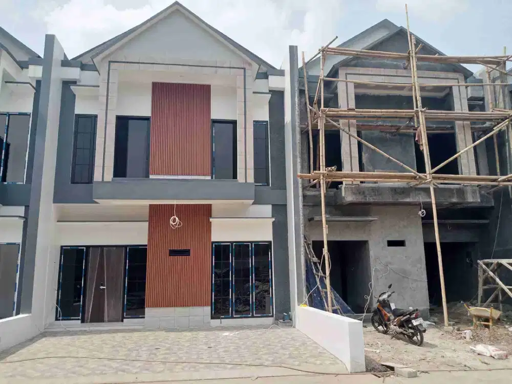 Rumah 2 lantai siap huni 2 menit ke tol bambu apus