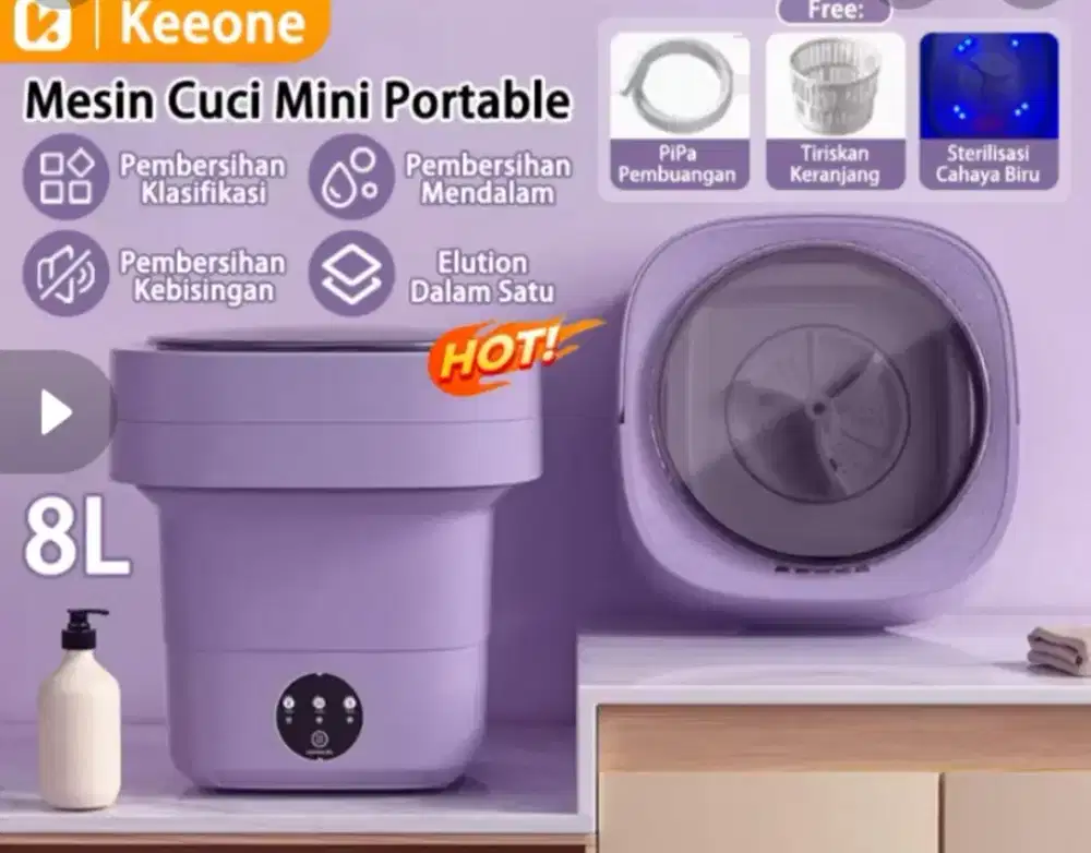 Mesin cuci mini cocok untuk baju bayi dan anak kos