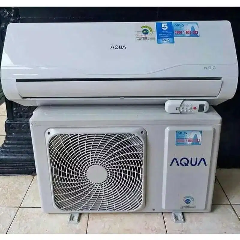 JUAL MURAH AC AQUA 1 PK BARU 1 MINGGU DI PAKAI