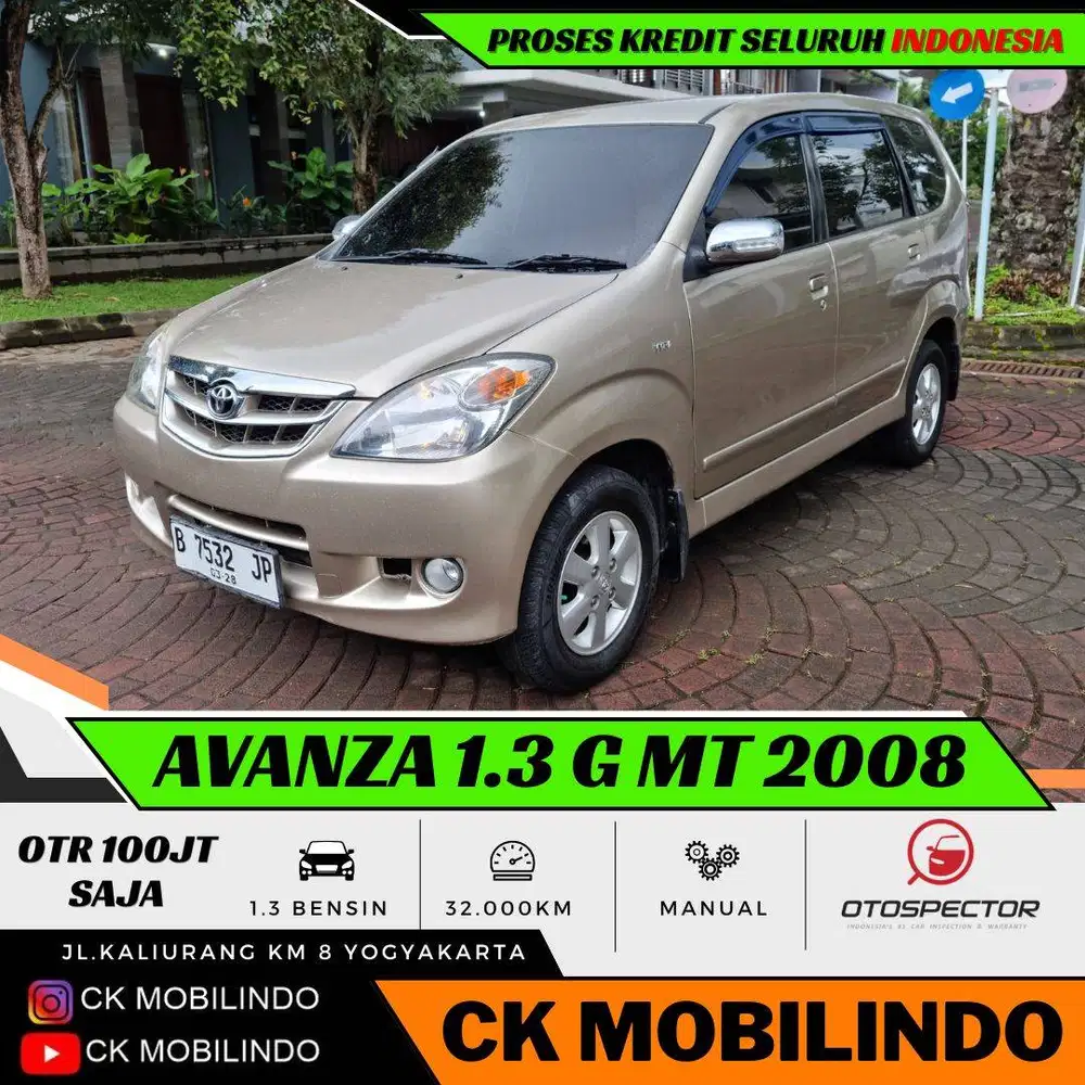 (Km32rb) Toyota Avanza G Manual 2008 ANTIK Simpanan Bisa Kredit