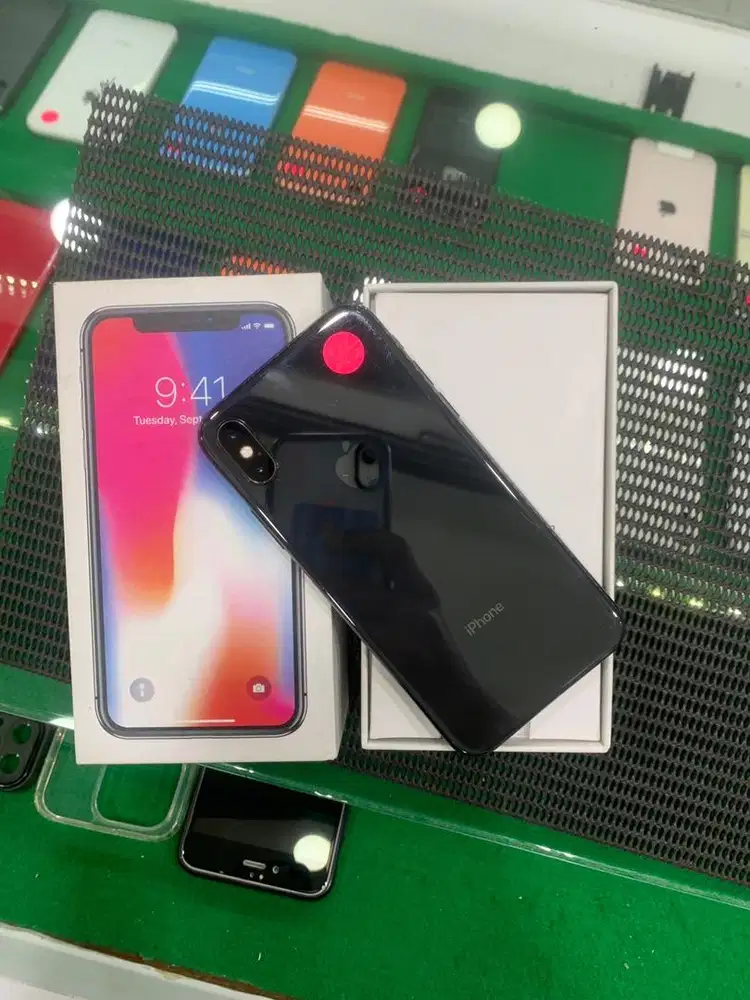Iphone x 256gb second ex inter all operator fullset nominus