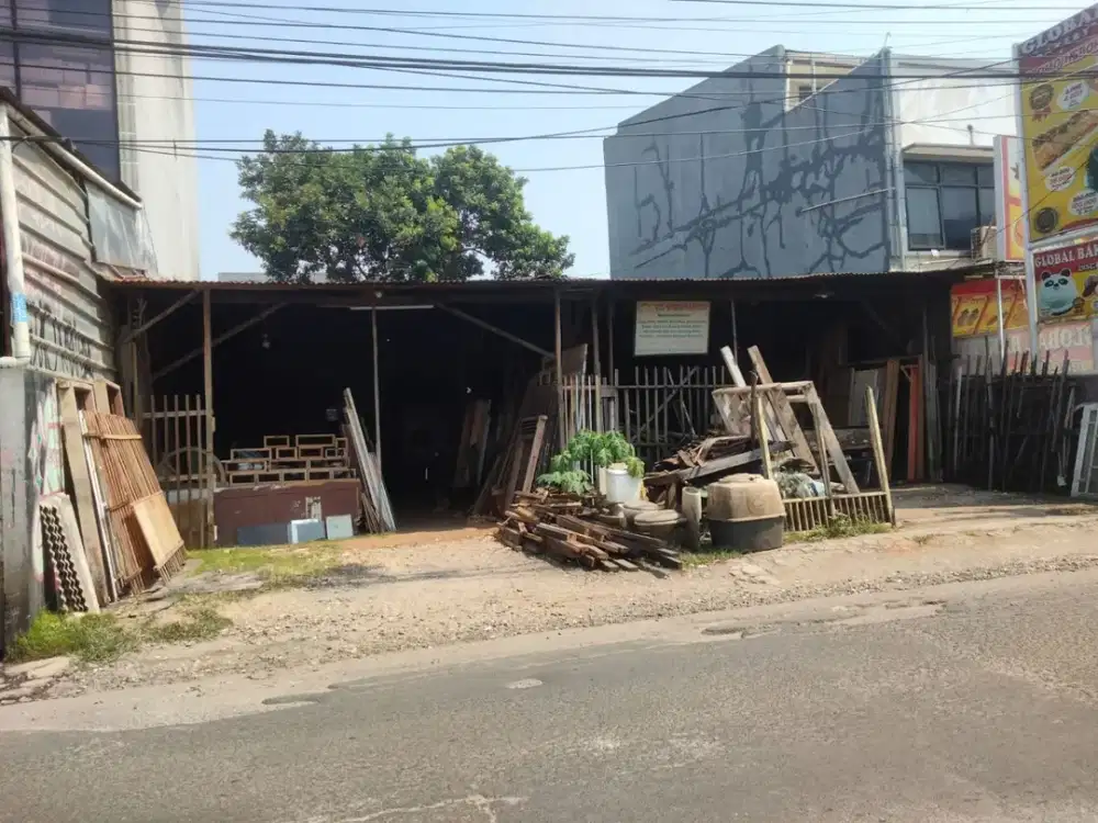 Dijual/ Disewa Tanah 395 m2 di Pinggir Jalan Raya Surya Kencana Lokasi Strategis untuk usaha