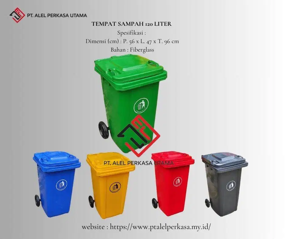Tempat Sampah 120 Liter