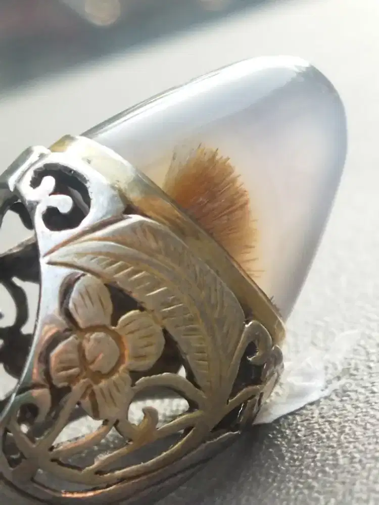 Batu Motif dendrite antik bersertifikat