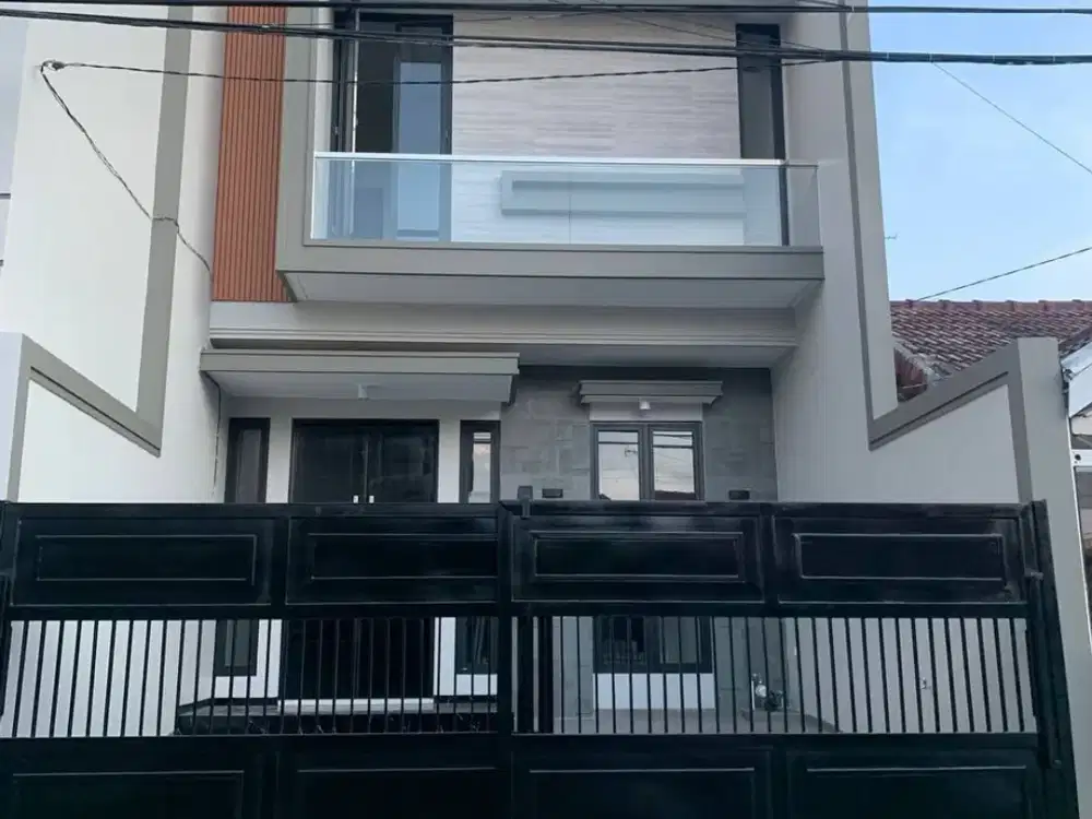Dijual Rumah Baru Gress 2 Lantai Nginden Intan One Gate System Tengah Kota Surabaya