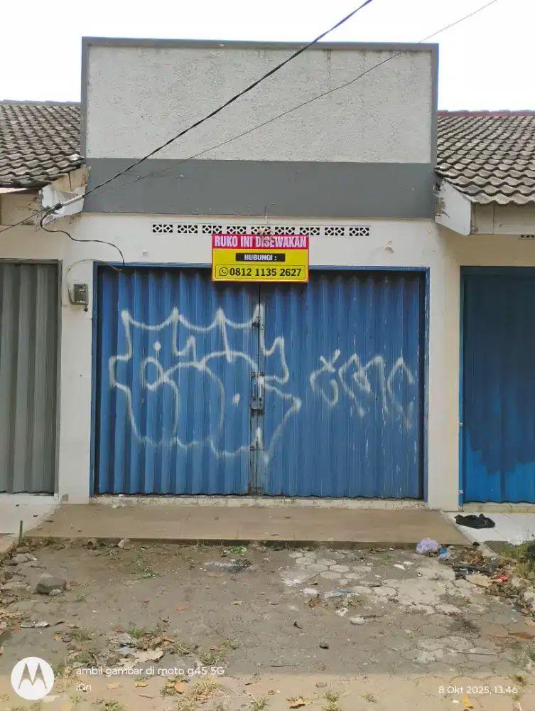Disewakan Ruko Pinggir Jalan Raya Ratna