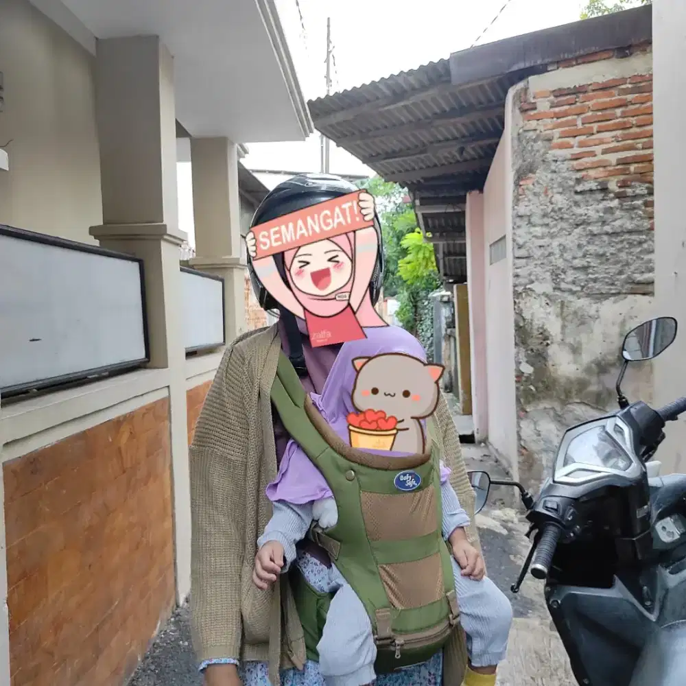 Gendongan bayi babysafe hipset no minus