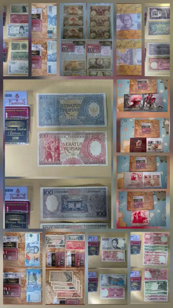 Uang Kuno Indonesia Berbagai tahun dan jenis
