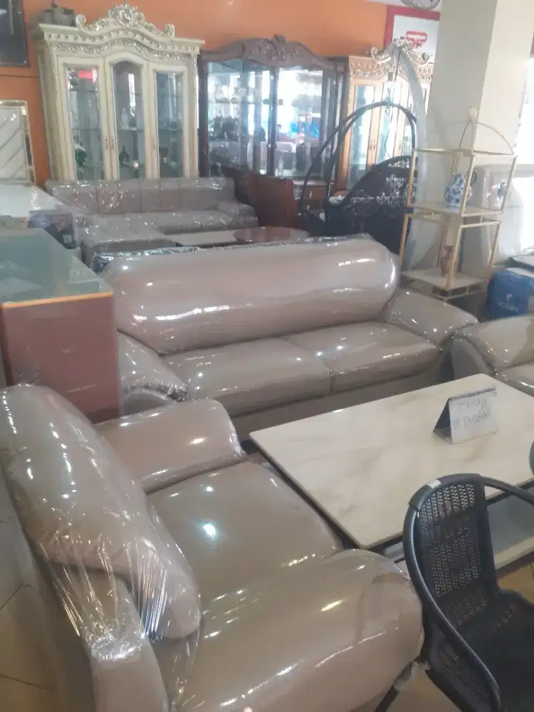 Sofa minimalis one set Cicilan Modal KTP Saja