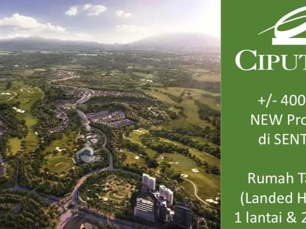 Rumah cantik gaya Mediterania di citra city sentul