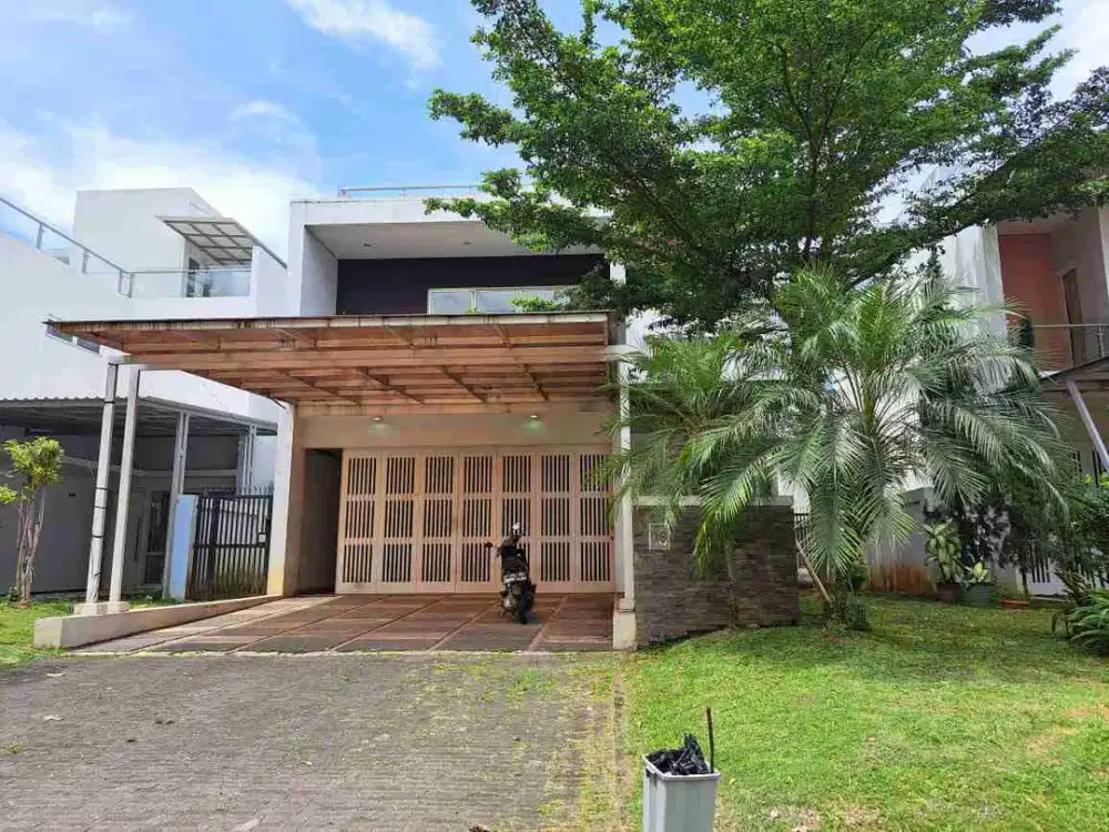 rumah minimalis modern dengan view gunung  cluster terdepan di Sentul City Bogor