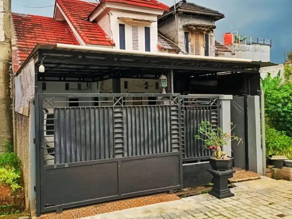 Rumah Second 1 Lantai Bangunan Fresh Minimalis Lingkungan Nyaman di Jatisari Bekasi
