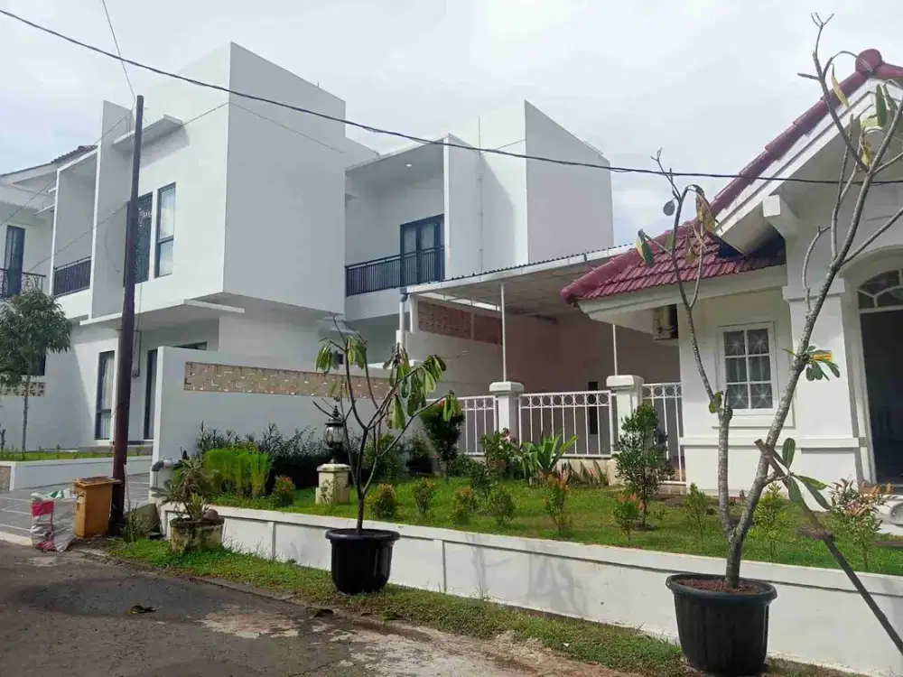Rumah minimalis modern di lingkungan yang asri view gunung di Sentul City Bogor