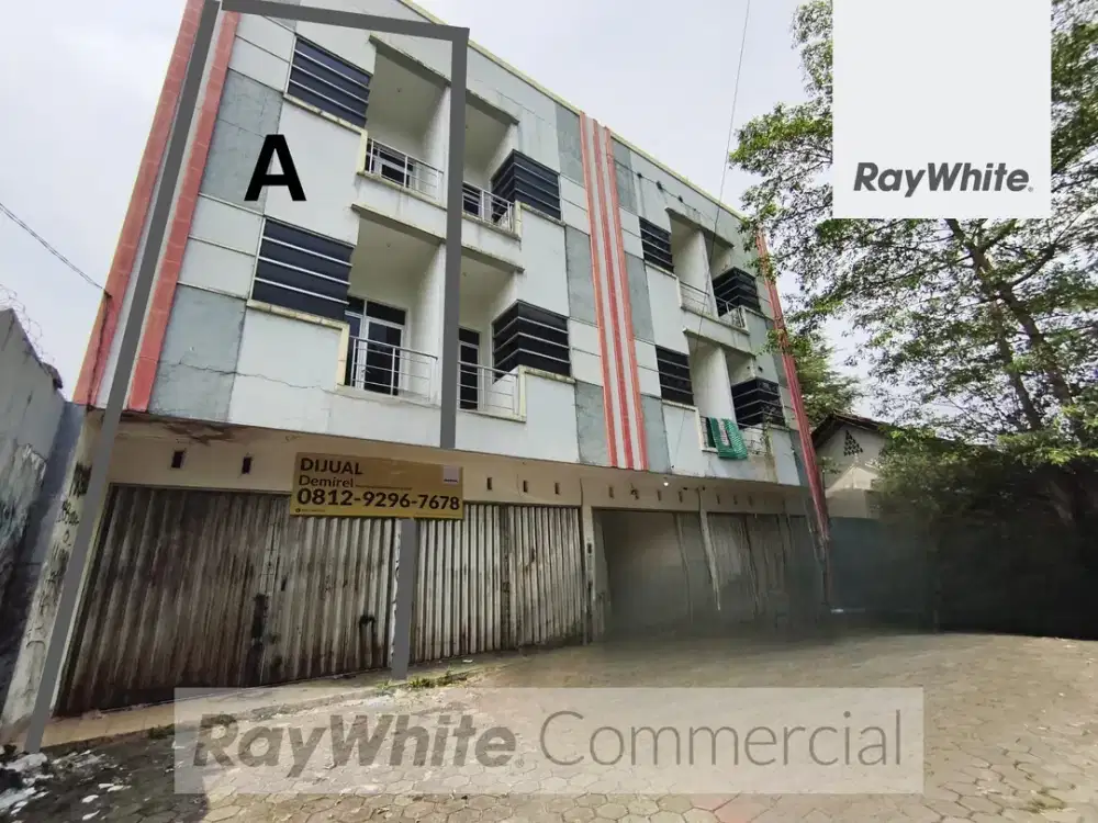 Ruko 3 Lantai Strategis di Sukasari Bogor Timur - SHGB, Harga Terbaik! Bisa jadi ruko Gandeng !