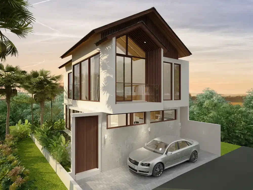 For Sale: Freehold 2BR Modern Villa with Pool in Peaceful Cepaka
