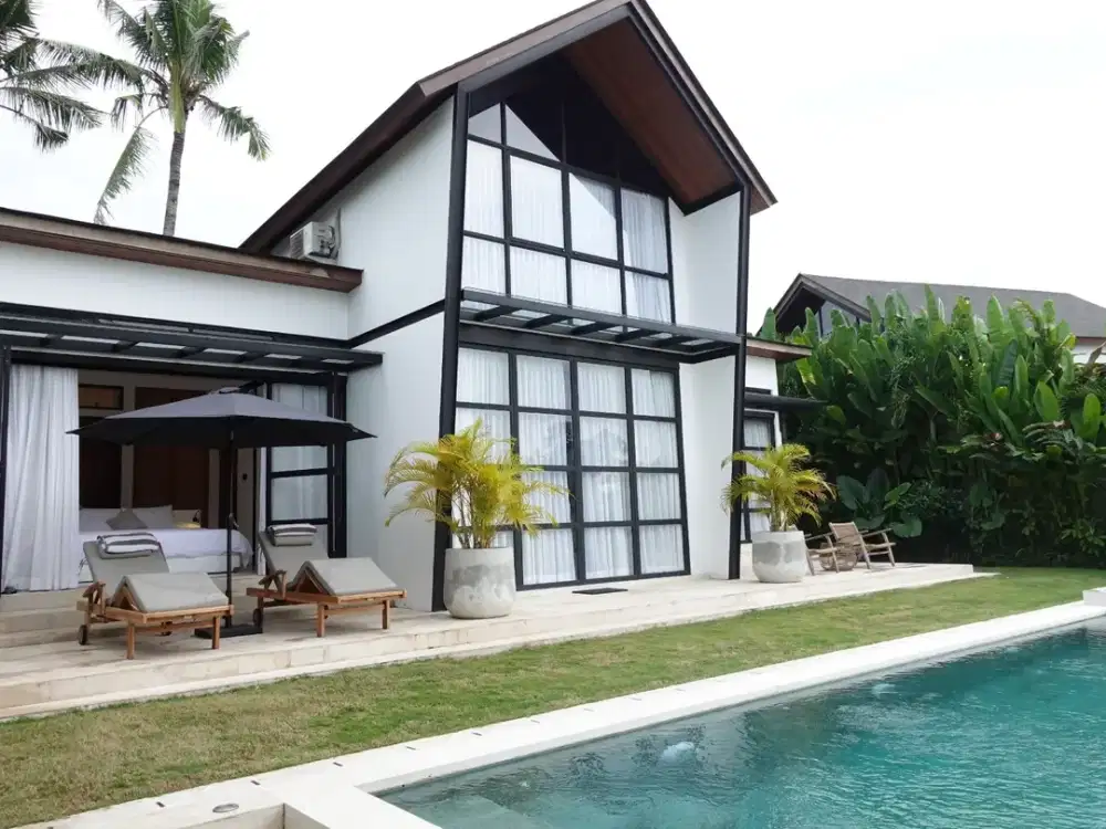 Modern 2-Bedroom Villa with Ricefield Views in Serene Kaba-Kaba