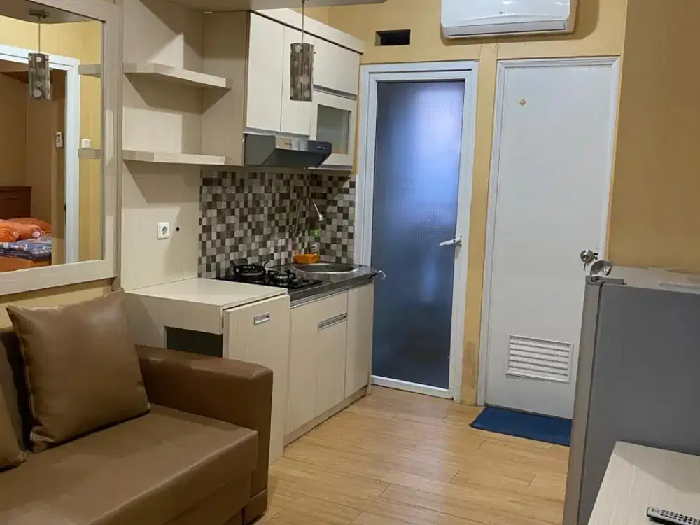 BU ! APARTEMEN 2BR FULLY FURNISHED GREEN PRAMUKA CITY VIEW LEPAS