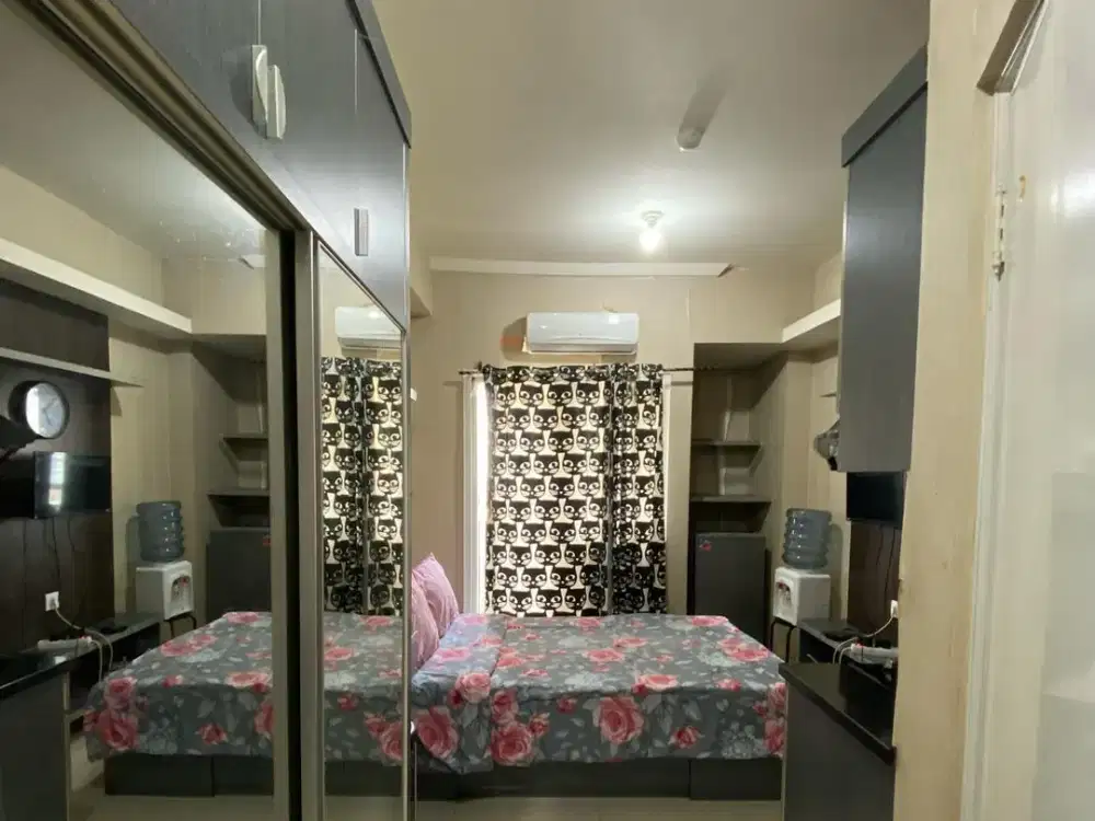 TERMURAH ! APARTEMEN TOWER MALL STUDIO FULLY FURNISHED GREEN PRAMUKA