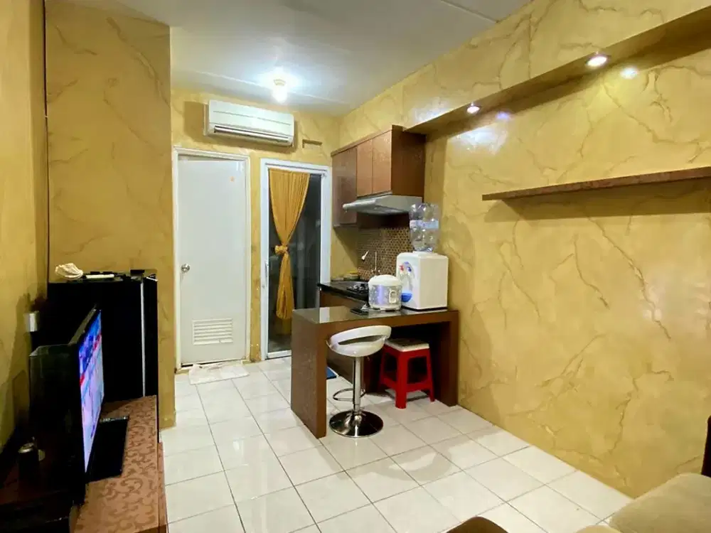 DISEWAKAN APARTEMEN TIPE 2BR FULLY FURNISHED GREEN PRAMUKA CITY
