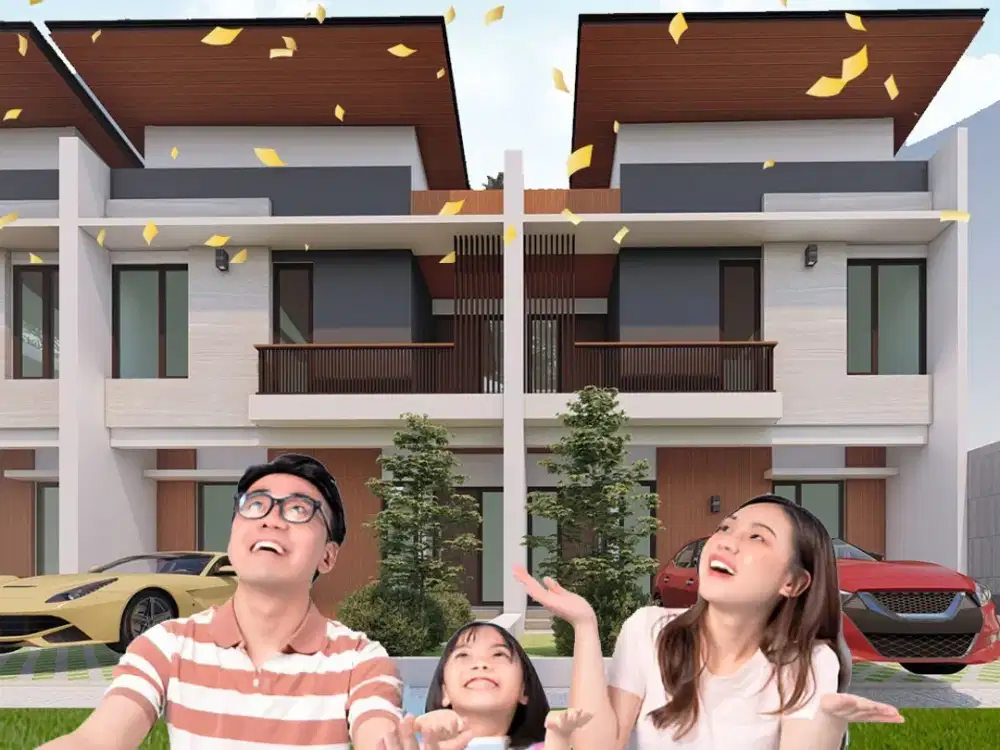 Termurah Dekat Exit Tol Jogja: Dijual Rumah 2 Lantai Kronggahan Sleman