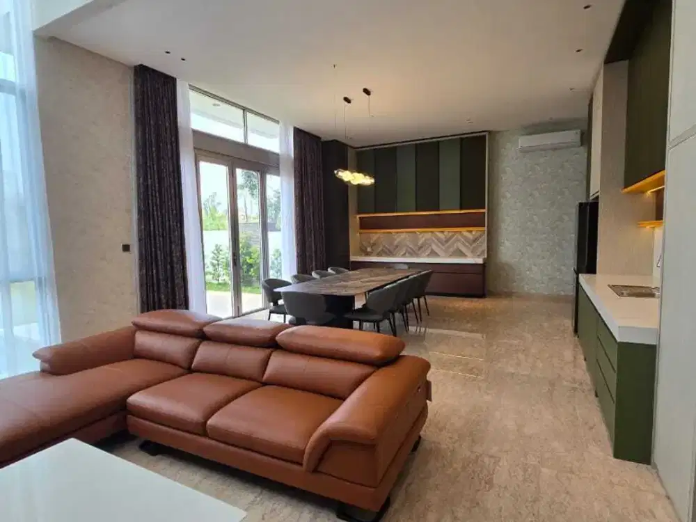 Disewakan Rumah Golf Island 12x35 Full Furnish view Golf Laut Danau