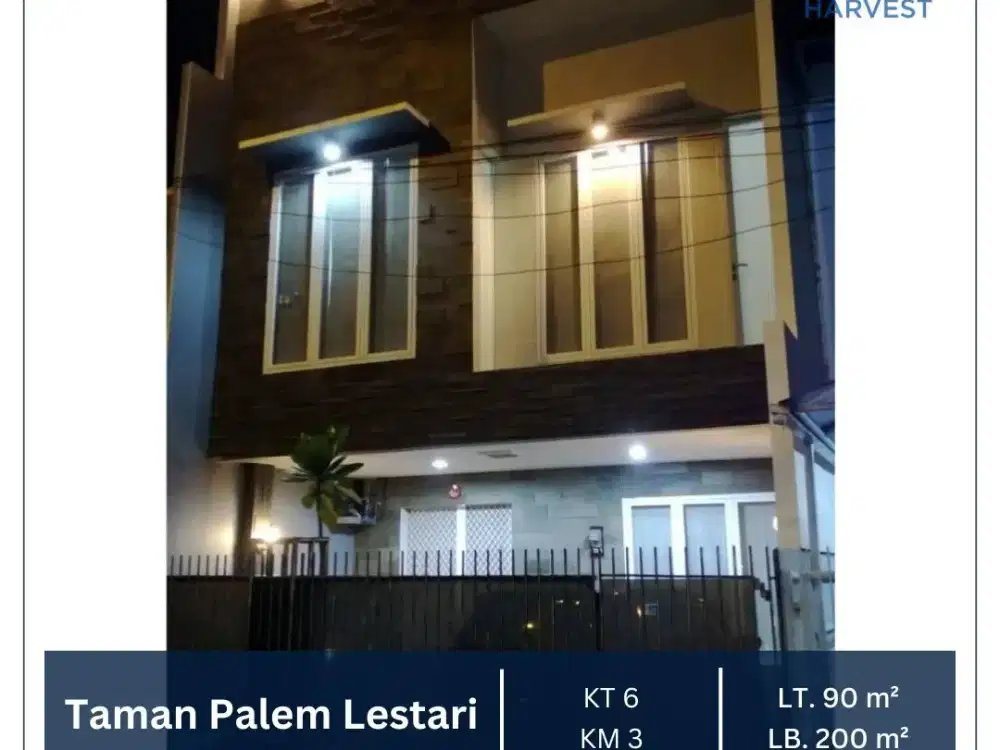 Dijual Murah Bagus Siap Huni Rumah di Taman Palem Jakarta Barat