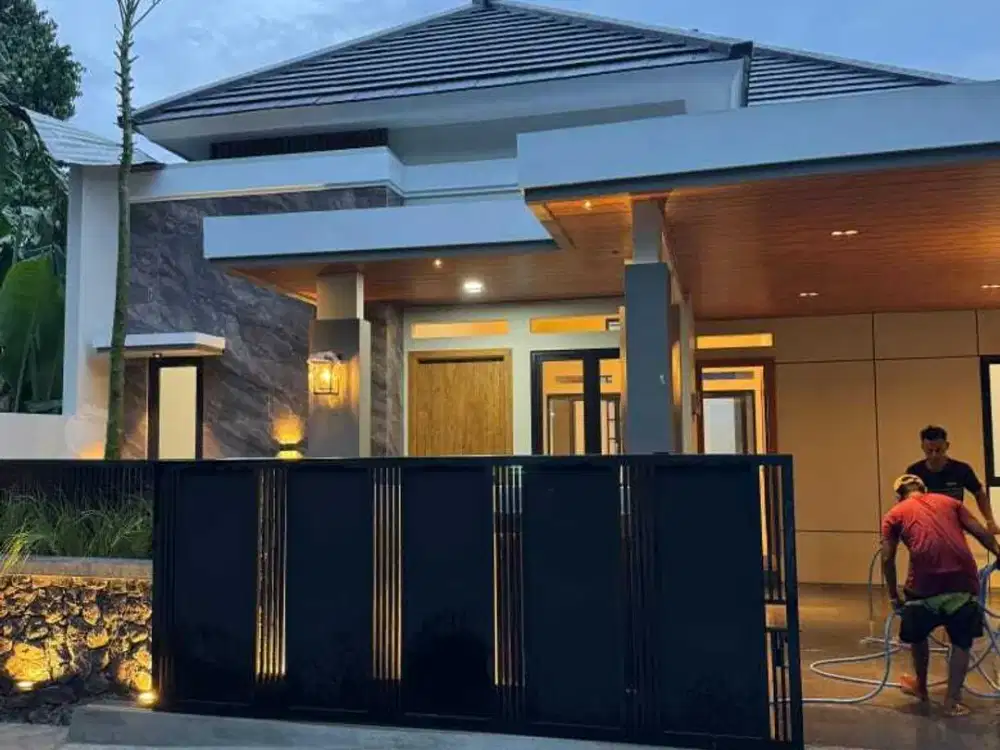 Dijual Rumah Tropis Modern 1 Lantai dengan Tanah Luas Idaman Keluarga