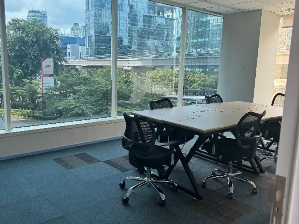 Disewakan space office Plaza 89 kondisi furnish di kawasan kuningan