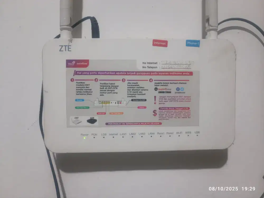 Modem WiFi ZTE Bekas – Kondisi Bagus, Siap Pakai